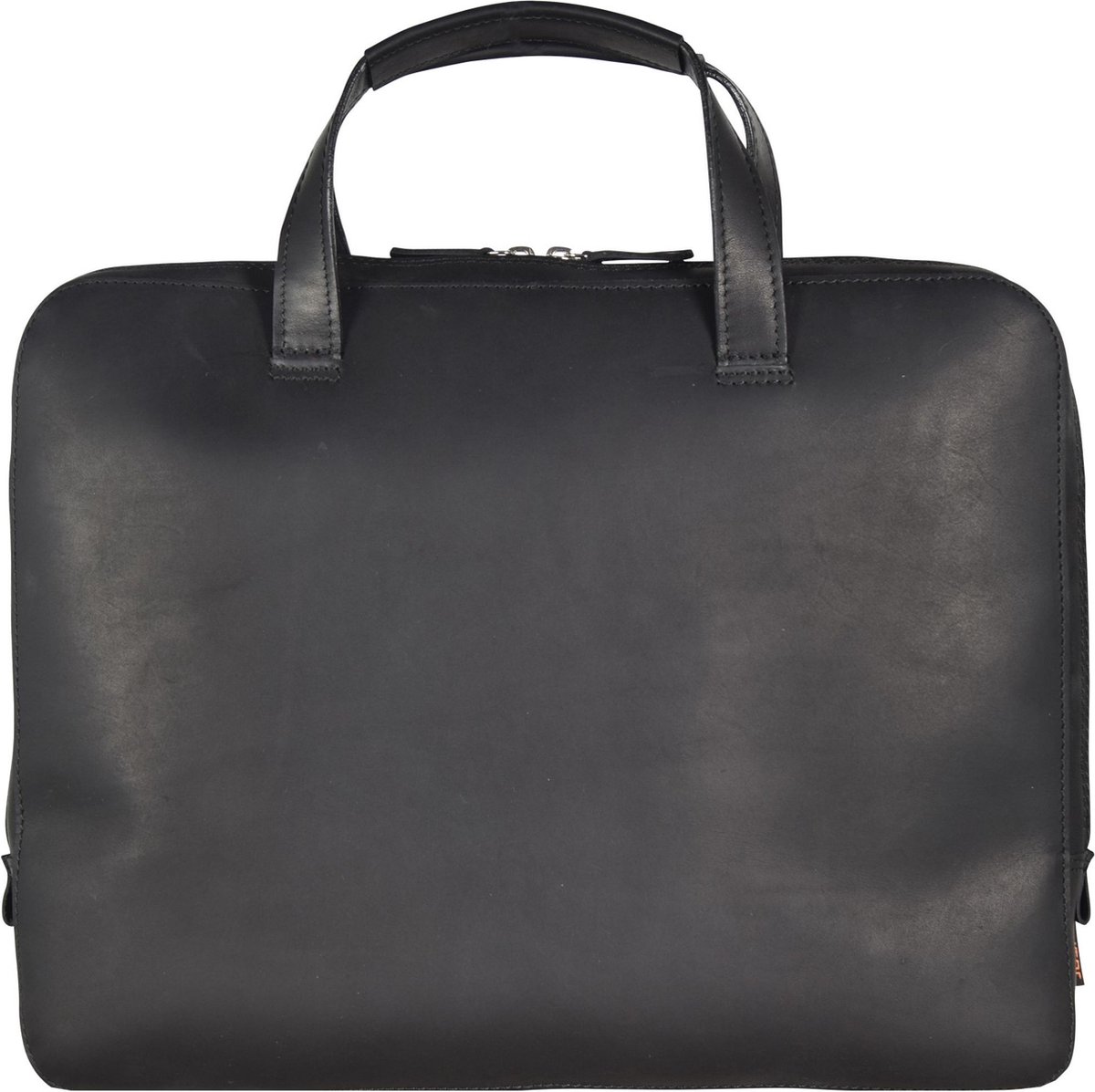 Jost Futura aktetas leder 38 cm Laptopvak - 37cm (15 duim) - schwarz
