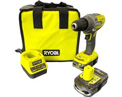 RYOBI R18DD3-215S accuboormachine 18 V 50 Nm (5133003774) + 2x accu 1,5 Ah + oplader + tas