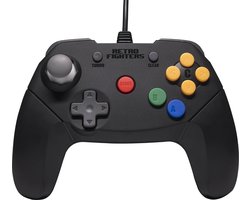 Retro Fighters Brawler64 V2 Wired Controller for N64-Zwart (N64) Nieuw