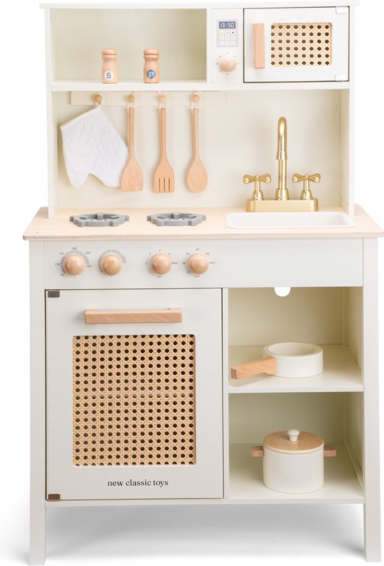 New Classic Toys - Houten Speelgoed Kinderkeuken / Speelkeuken - Rotan