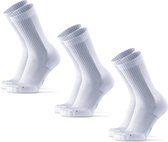 DANISH ENDURANCE Crew Chaussettes de course longue distance Femme et Homme 3 paires - anti ampoules - Taille 35-38