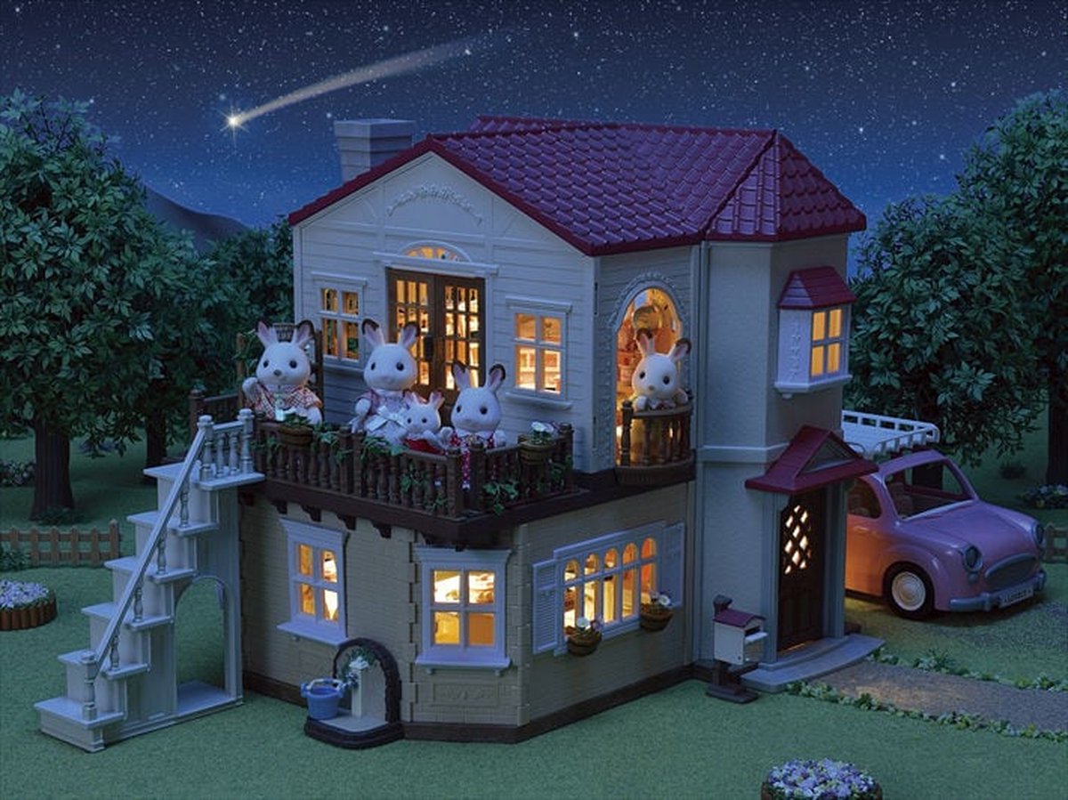 Sylvanian Families 5708- Groot poppenhuis met geheime speelkamer- poppenhuis- te combineren met Startershuis ( 5567) tot een mega poppenhuis — afbeelding 14
