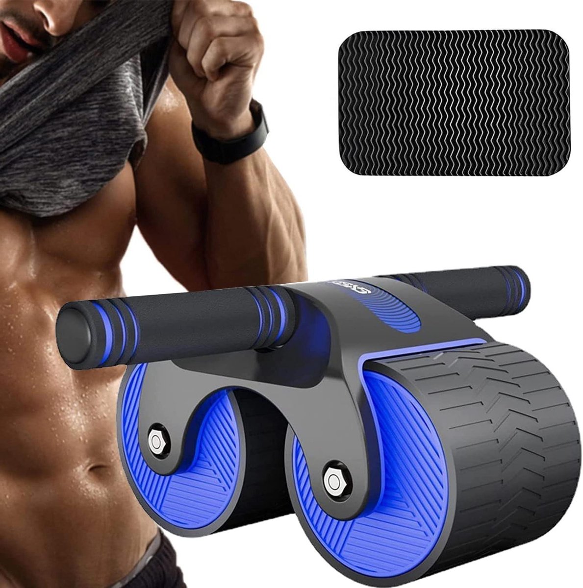 Automatisch terugslagwiel - buikspieren trainen - AB Roller Wheel Exercise Equipment met ABS-wielen