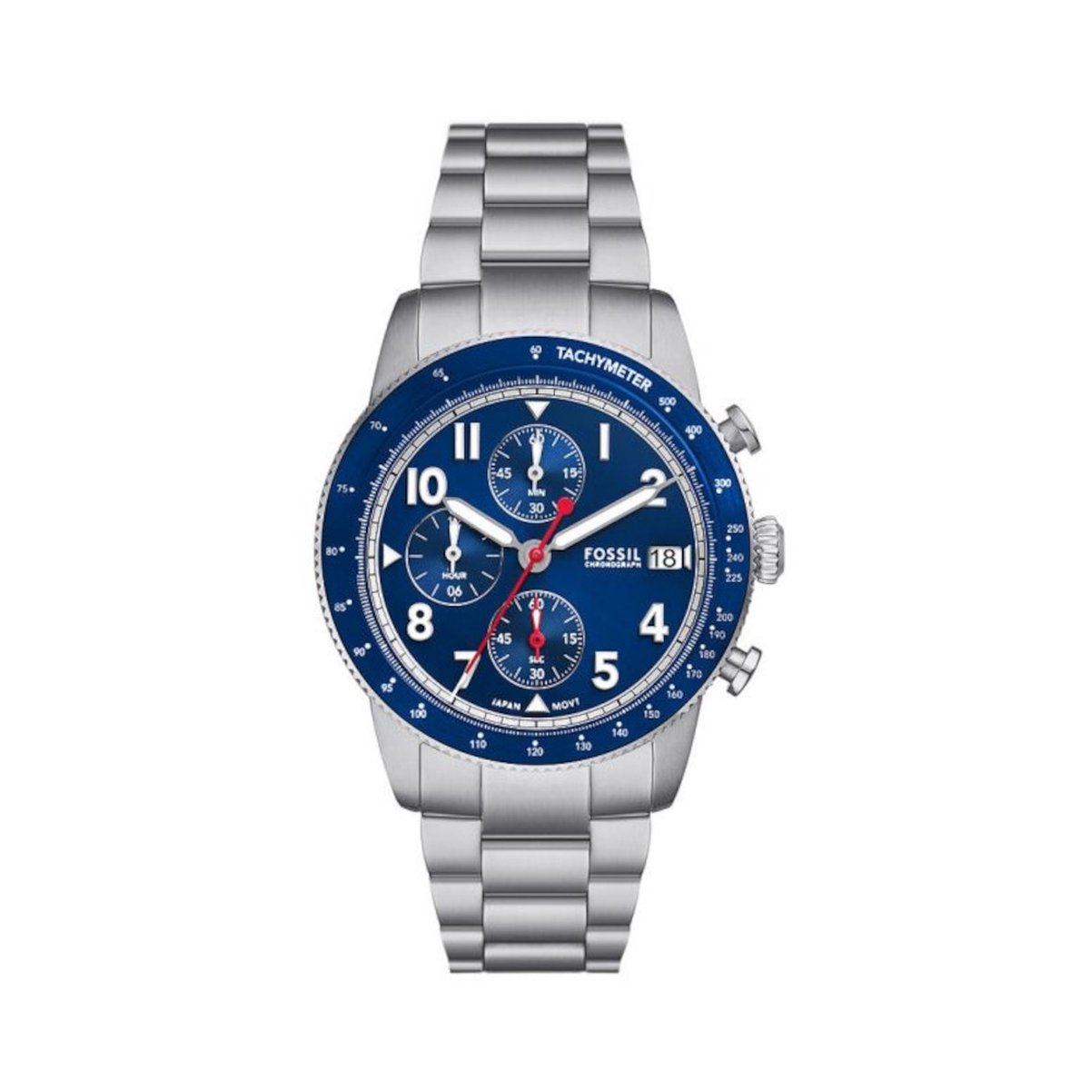 Fossil FS6047 Mannen Horloge - Zilverkleurig