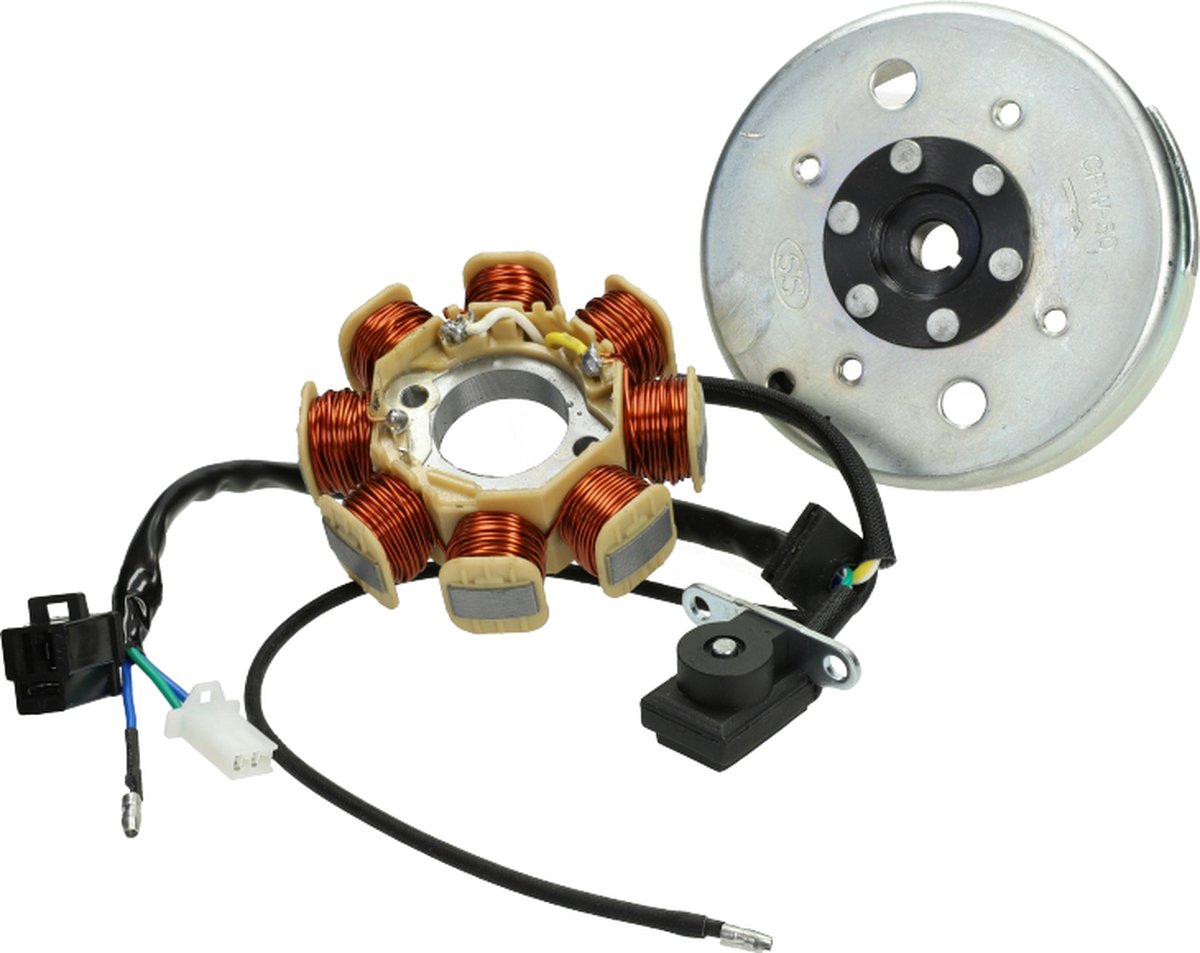Mezoly ontsteking compleet voor GY6 50cc 4 Takt Euro4 (45km)