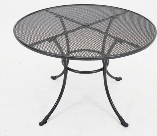 Riccione dining tuintafel 110 cm rond grijs - AVH Outdoor Tuinmeubelen