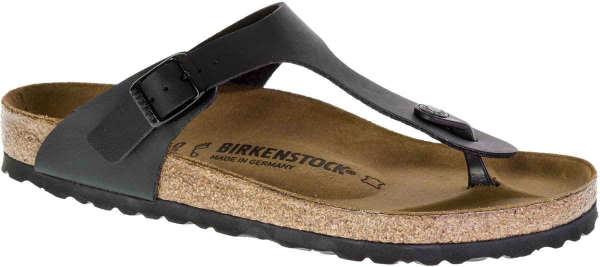Birkenstock Gizeh Dames Slippers Regular fit Zwart