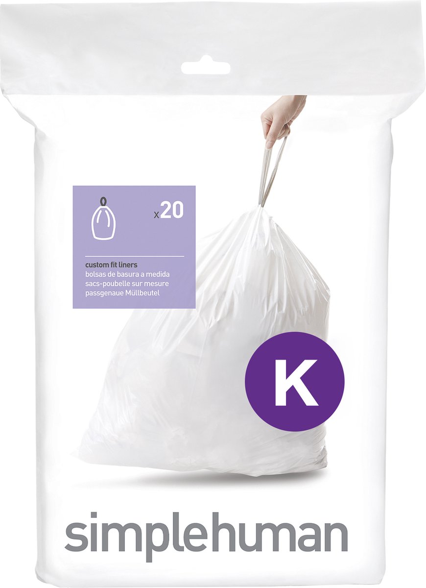 Simplehuman Code K Afvalzakken - 38 l - 20 stuks