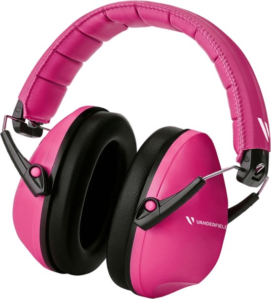 Gehoorbescherming Kind - Gehoorbeschermers Oorkappen Kinderen - 27dB - 3-16 jaar - Roze - V-Zilla