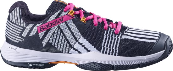 Chaussures de padel femme Babolat Sensa noir roseberry - Main Image