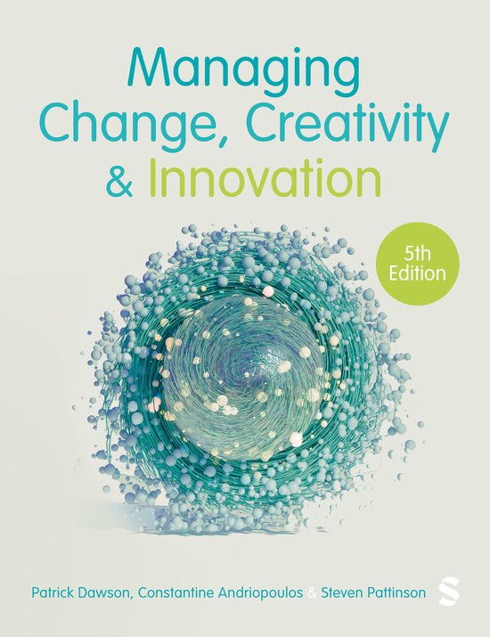 Managing Change, Creativity and Innovation - cover