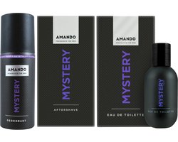 Amando Mystery Cadeauset - After Shave / Eau de Toilette / Bodyspray
