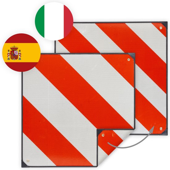 markeringsbord - Italië & Spanje - 50 x 50 cm - aluminium van Merkloos — afbeelding 3