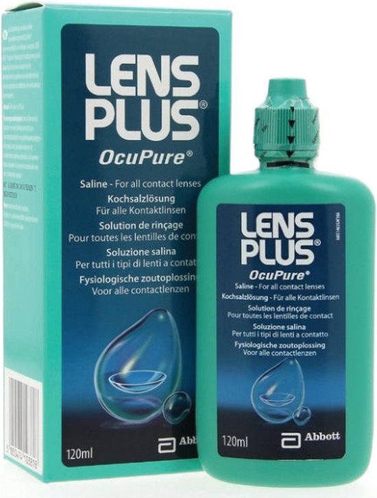 Lens Plus™ OcuPure™ Saline 1x 120ml bol