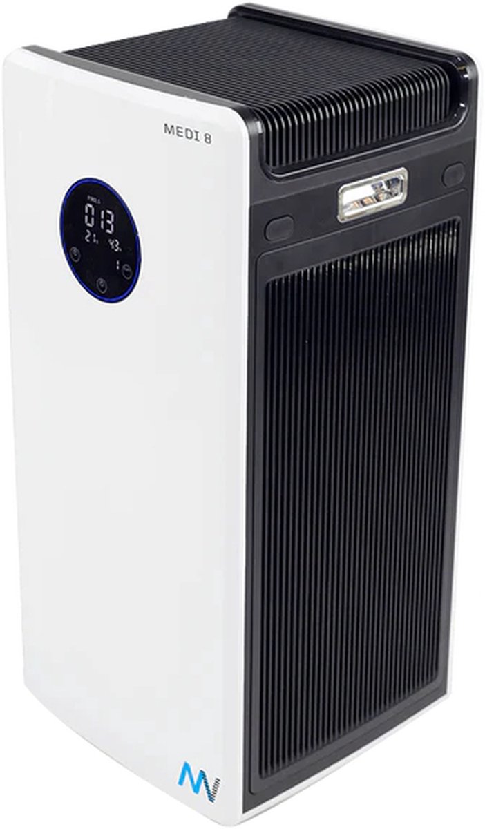 Maxvac Medi 8 luchtreiniger UV-C & HEPA met variabele luchtstroom 800m3 u