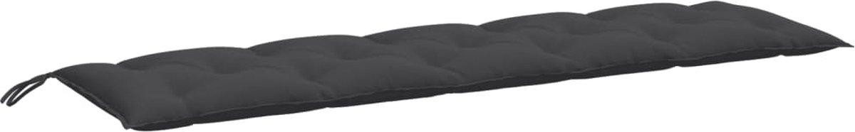 vidaXL - Tuinbankkussen - 180x50x7 - cm - stof - gemêleerd - antracietkleurig