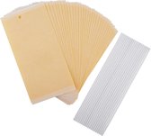 30-Pack Double Sided Yellow Sticky Traps for Plant Insects - Fungus Gnats, Aphids, Whiteflies - Includes 30 Twist-Ties