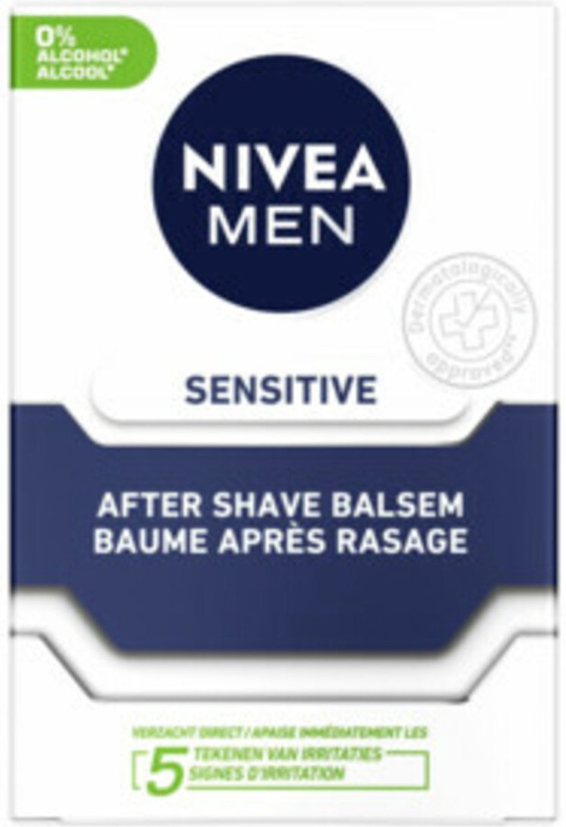 Goedkoopste 3x Nivea Men Aftershave Balsem Sensitive 100 ml