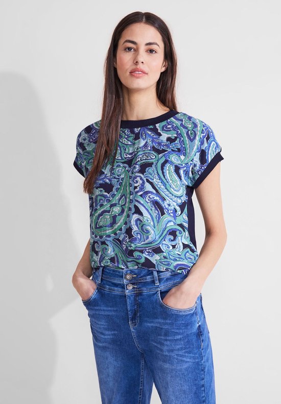 Street One - A321159 - LTD QR printed mat-mix shirt w