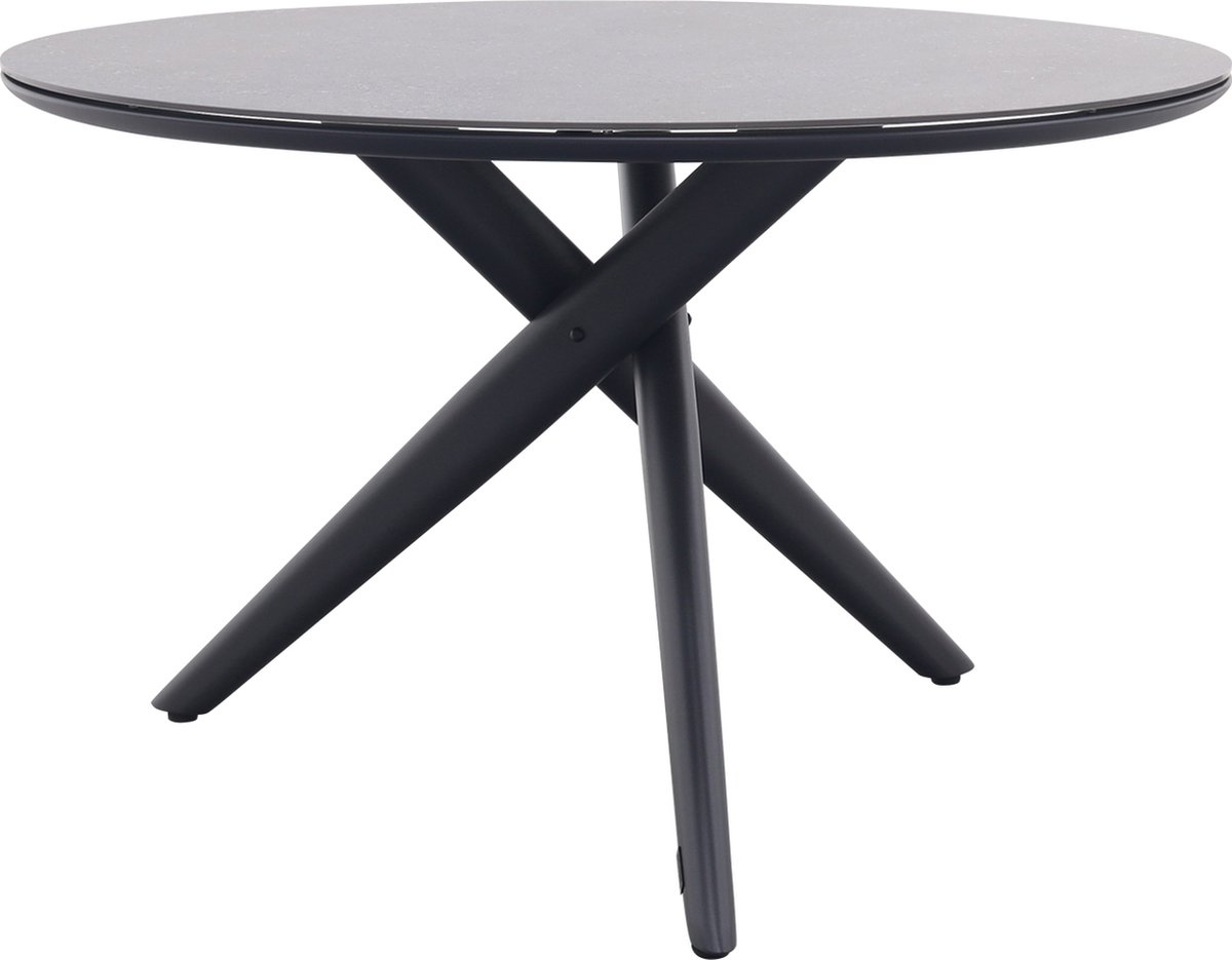 Dublin ronde tuintafel Ø120 cm. - Antraciet