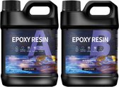 Résine époxy Premium - 1000 ml - A+B 1:1 - 500 ml + 500 ml - 500 + 500 gr - 1000 grammes - 1 litre - 1000 ml - Faire de la joaillerie - Transparent - Résine de moulage - Coulage - DIY - Solide et transparent