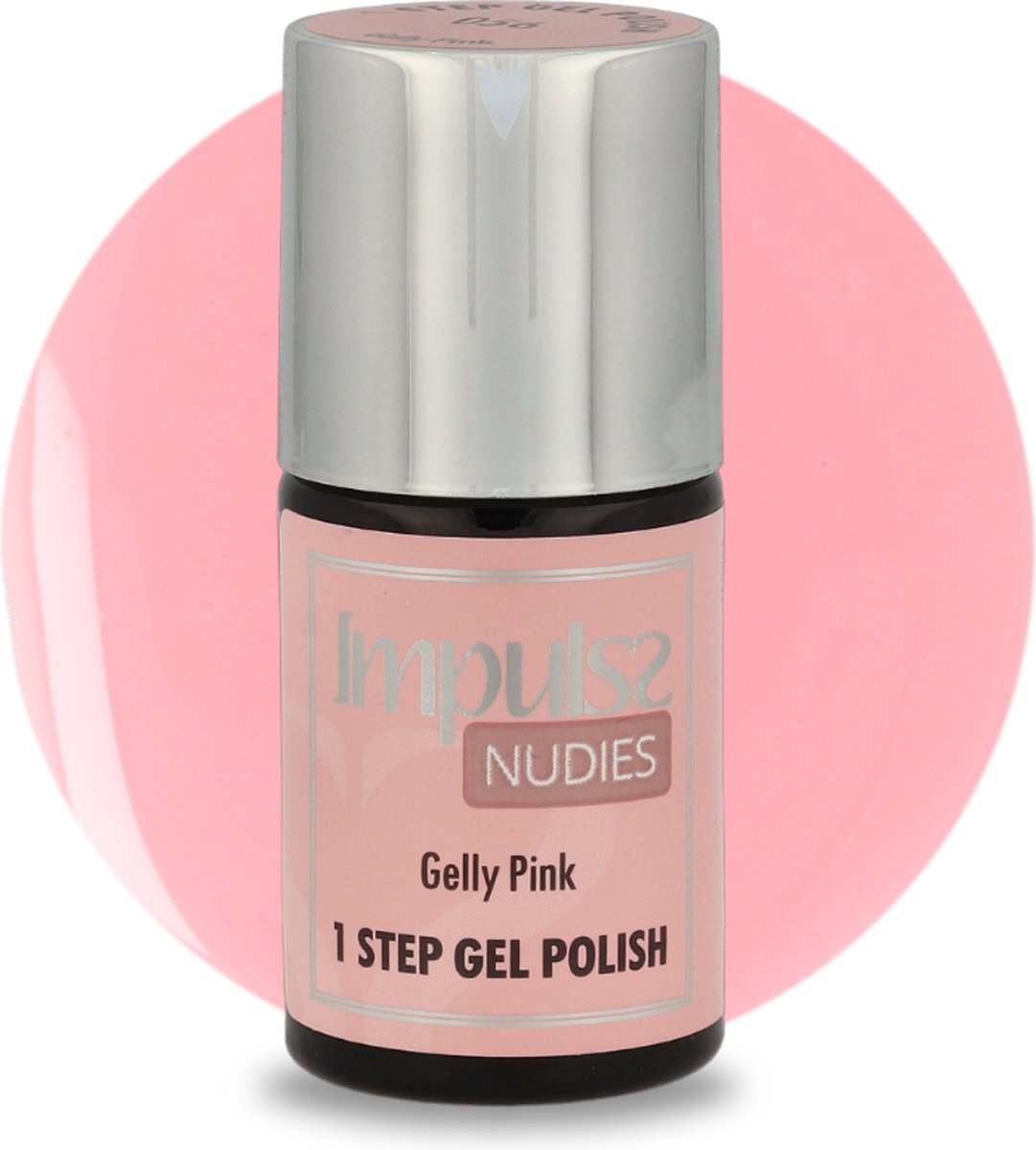 Goedkoopste Impulss Gellak Gel Polish Nudies - Gel Nagellak - Verhardende werking - Gelly Pink - 7 ml