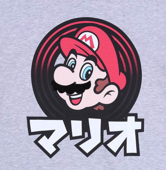 Pull homme gris SUPER MARIO