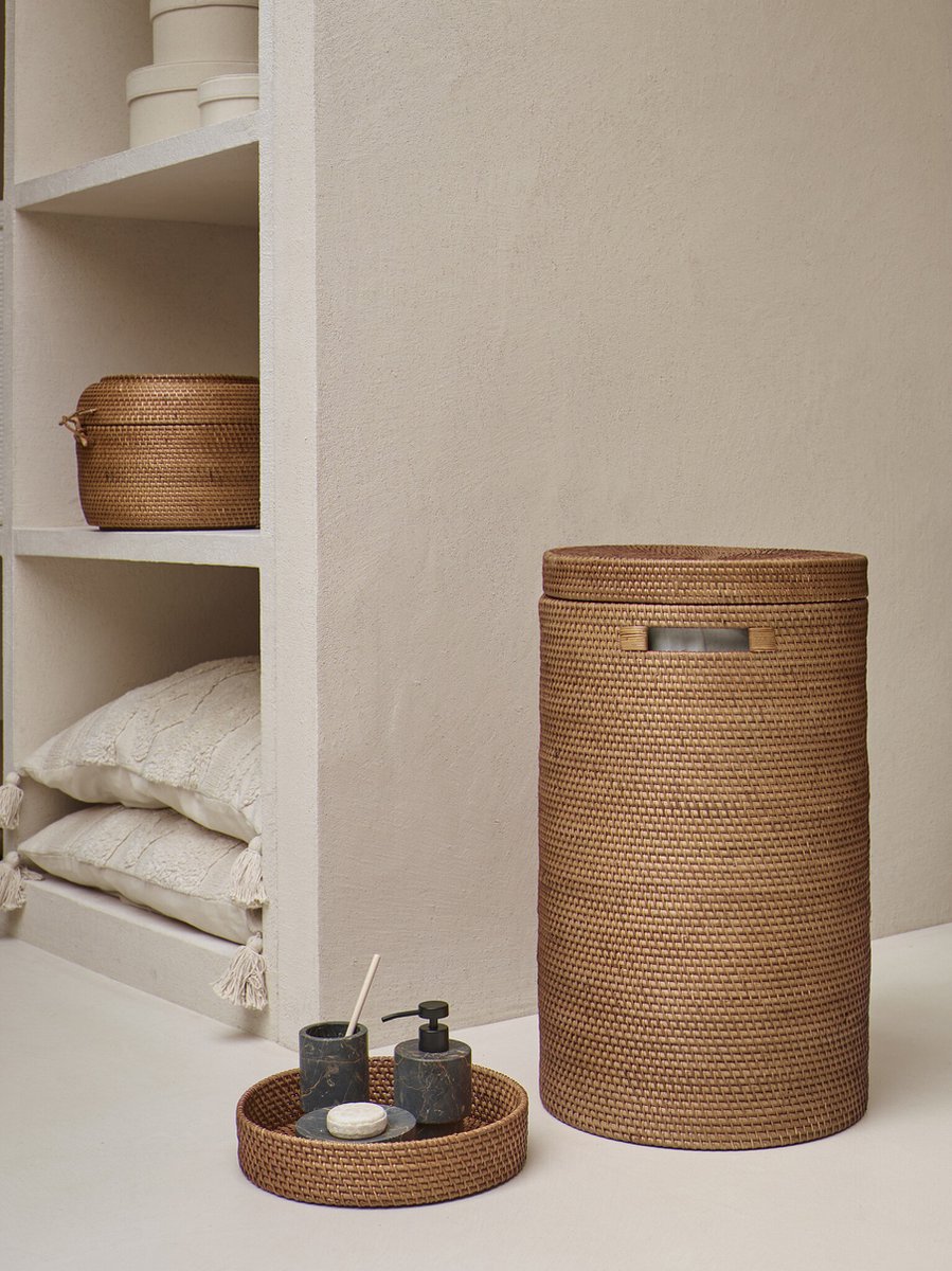 Cino Opbergmand Ginger | Bruin | Rotan