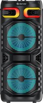 Denver Bluetooth Speaker Party Box - Discolichten - Partybox - Incl. Afstandsbediening - Microfoon Aansluiting - Micro SD / USB / AUX - BPS355