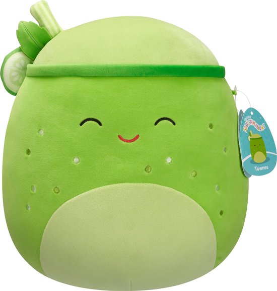Foto: Squishmallows townes green juice w closed eyes 30cm pluche