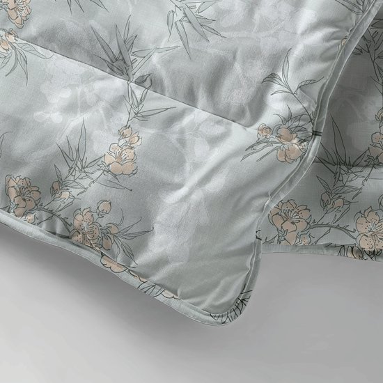 Zelesta Royalbed Aqua Forest 200x200cm - Dekbed zonder overtrek - 30 dagen proefslapen - Wasbaar hoesloos dekbed - Bedrukt dekbed - All year zomerdekbed & winterdekbed van Zelesta — afbeelding 2