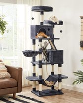 Dutchers® - XXL Krabpaal voor Grote en Zware Katten - Hoge Stevige Krabpaal Boomstam - Katten Toren Verblijf - Kattenboom
