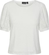 Pieces T-shirt Pcmimi Ss O-neck Top Bc 17145519 Bright White Dames Maat - S