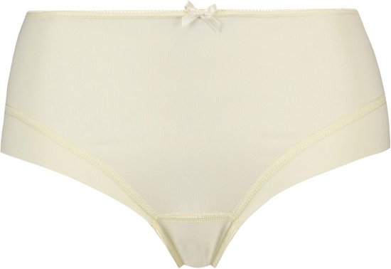 RJ Bodywear Pure Color dames midi brief - ivoor - Maat: XXL