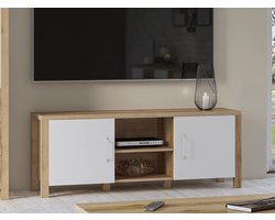 Mobistoxx Tv-meubel OLIANNE 2 deuren, natuurlijke eik/wit