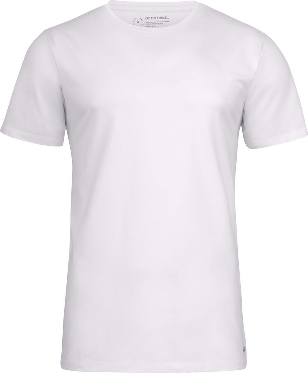 Cutter & Buck Manzanita Roundneck Heren 353408 - Wit - L