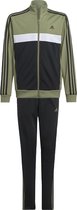 adidas Sportswear Essentials 3-Stripes Tiberio Trainingspak - Kinderen - Groen- 176