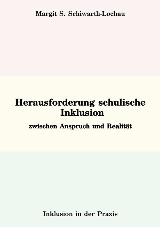Herausforderung schulische Inklusion - cover