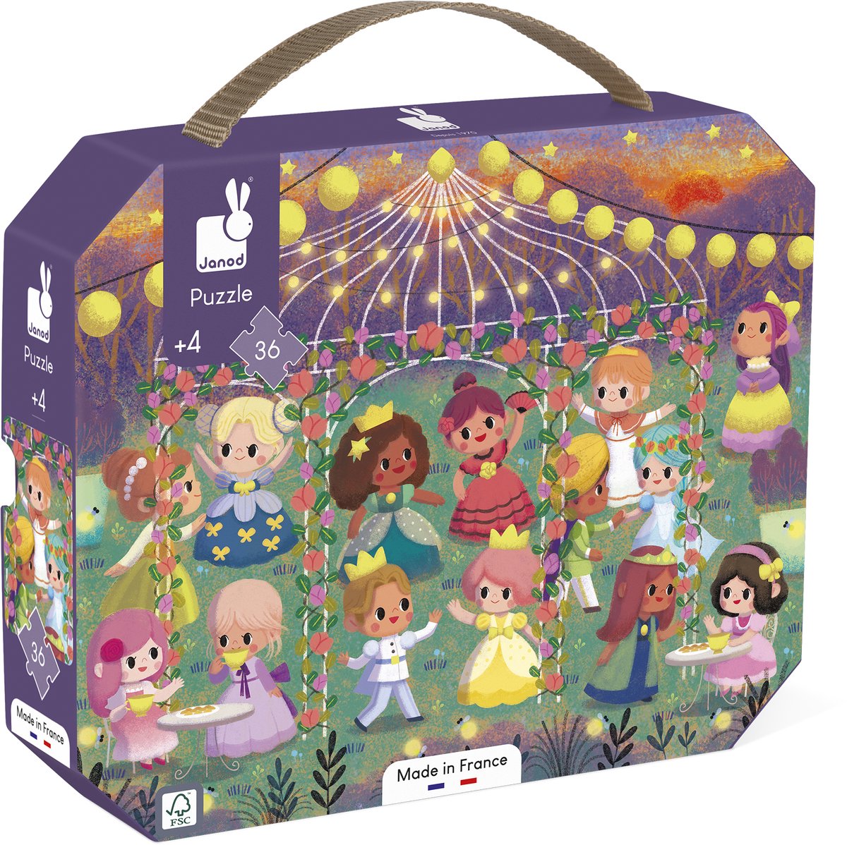 Janod puzzel prinsessen 36 stukjes
