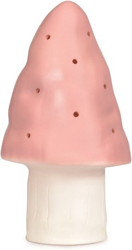 Egmont Toys Heico Lamp Paddenstoel - lichtroze- LED - Kinderkamer - Babykamer - Nachtlamp
