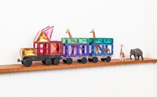 CONNETIX - Magnetisch Tegels - Pastel Transportverpakking - 50 Stuks - Magnetisch Speelgoed