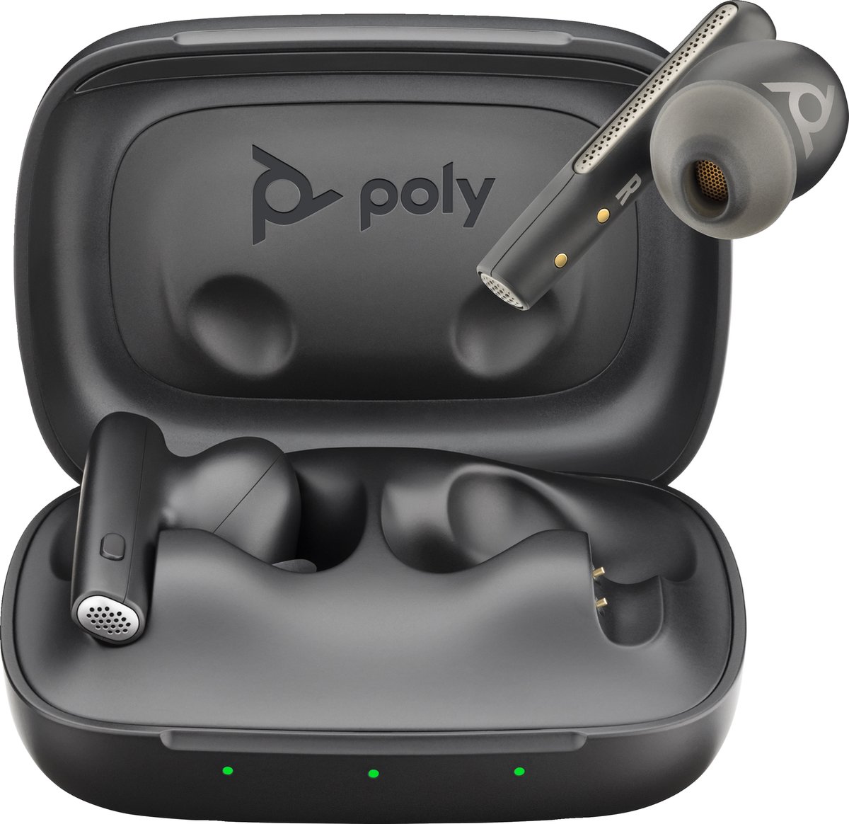 Poly Voyager Free 60 UC Black Earbuds + BT700 USB-C-adapter + oplaadcase basis