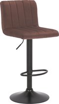 Tabouret de bar CLP Jamie - Brun velours