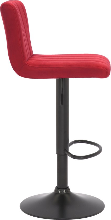 Tabouret CLP Jamie - Velours rouge