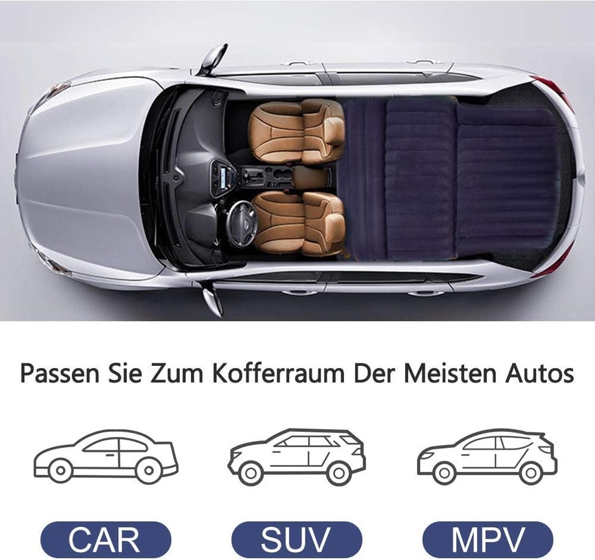 Auto Opblaasbaar Matras voor Renault Grand Espace IV, Opblaasbare