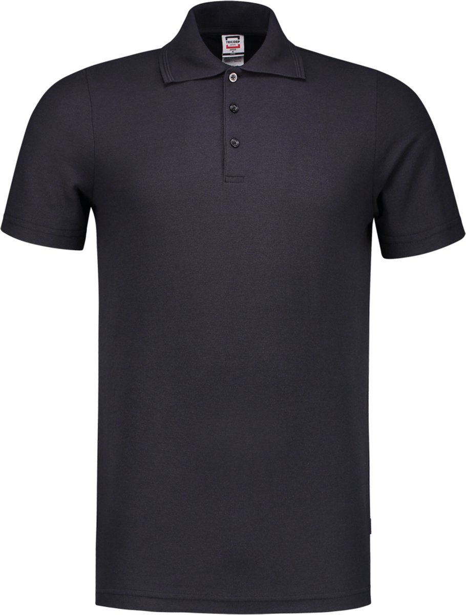 Tricorp 201020 Poloshirt Fitted 60°C Wasbaar - Marineblauw - 3XL