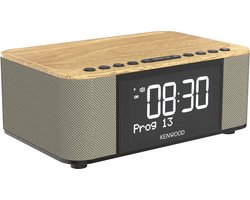 Kenwood CR-ST40DAB-M - Wekkerradio met Bluetooth en DAB+ - Houtkleur