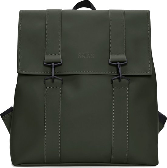 Rains MSN W3 Unisex Rugzak - Groen