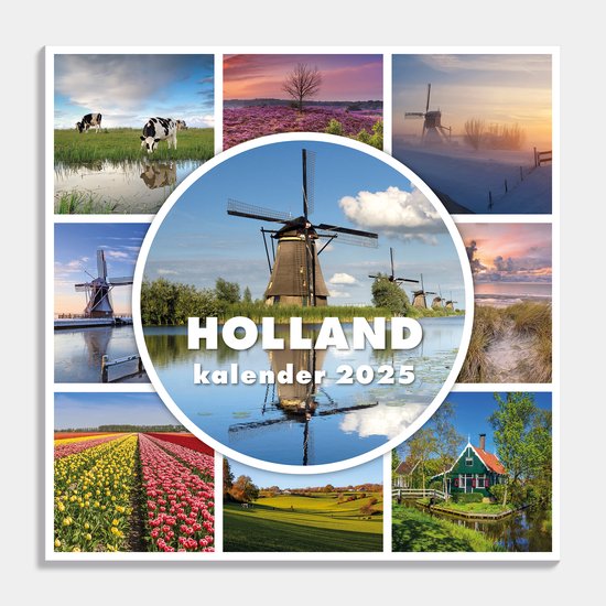 Foto: Hobbit jaarkalender maandplanner holland 30x30cm 2025