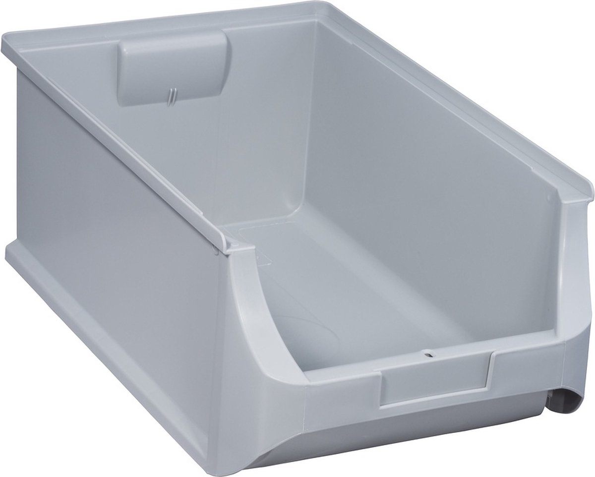 Magazijnbak – Opslagcontainer – Kunststof – Stapelbaar – 500x310x200 mm – Grijs